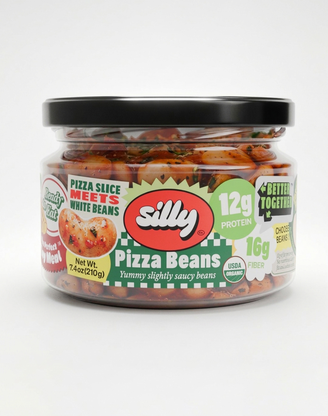 Pizza Beans jar